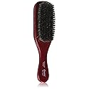 ANNIE Wave Soft Brush (Model:2080), Natural wood, boar bristles, wooden brush, won't pull on your hair, detangler, pulls out the knots