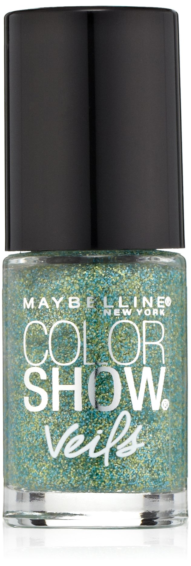 Maybelline New York Color Show Veils Nail Lacquer Top Coat, Teal Beam, 0.23 Fluid Ounce Beauty & Personal Care MAYBELLINE