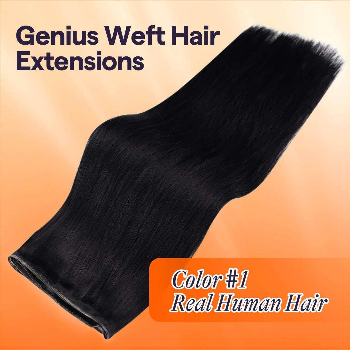 Full Shine Sew in Hair Extensions Real Human Hair 22 Inch Piano Color Golden Blonde With Light Blonde Highlight Invisible Hair Extensions Silky Real Beauty and Personal Care Full Shine