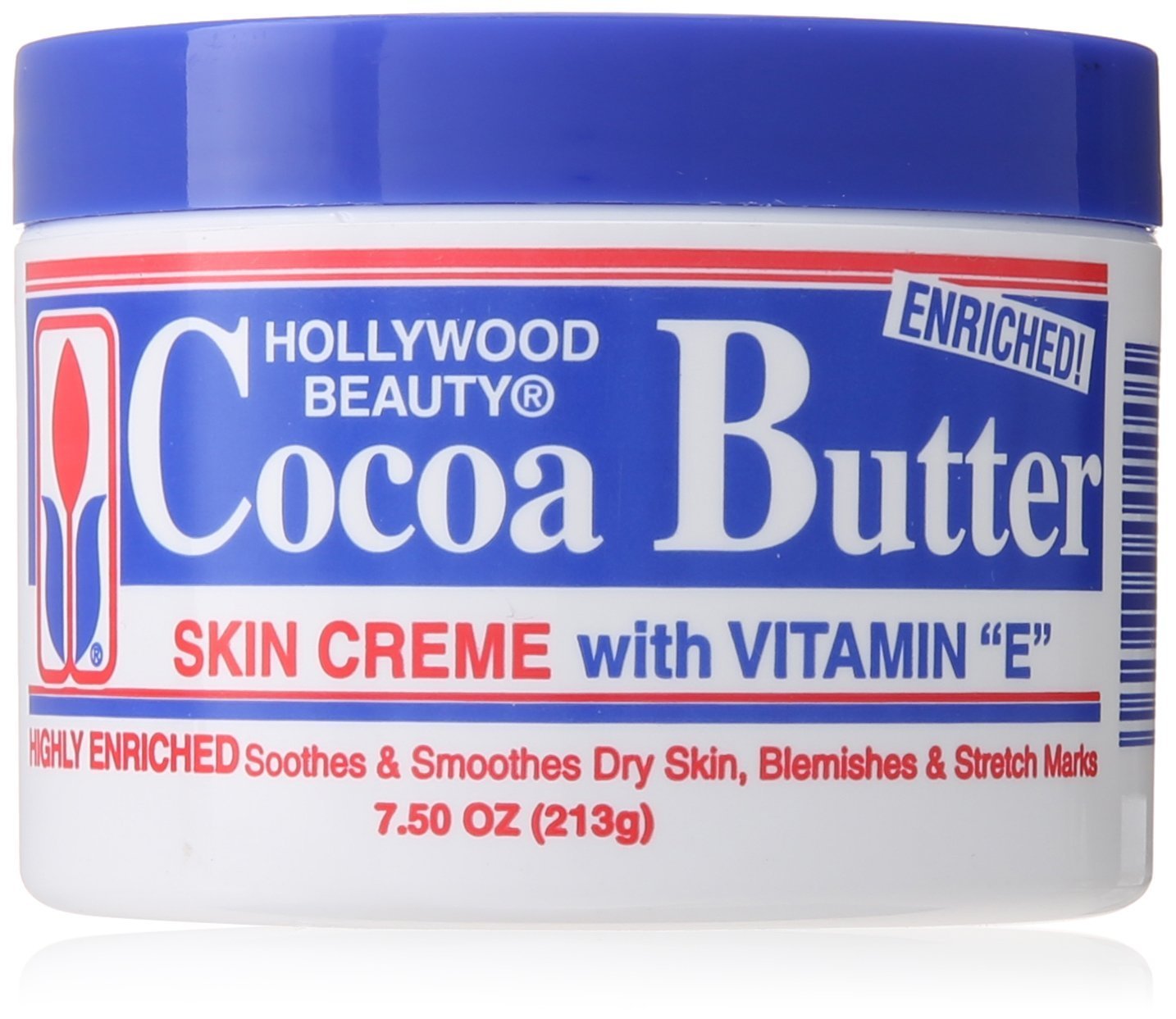 Hollywood Beauty Cocoa Butter With Vitamin- E 7.5 Ounce (221ml) (6 Pack)