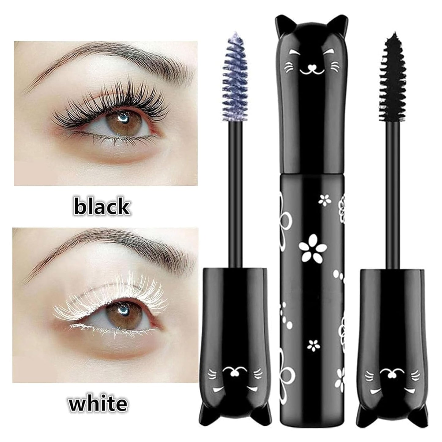 6 colored Mascara sets Gift mascara volume and length White Blue Purple Black Brown Pink Waterproof Natural Hypoallergenic Color Makeup Best Benefit