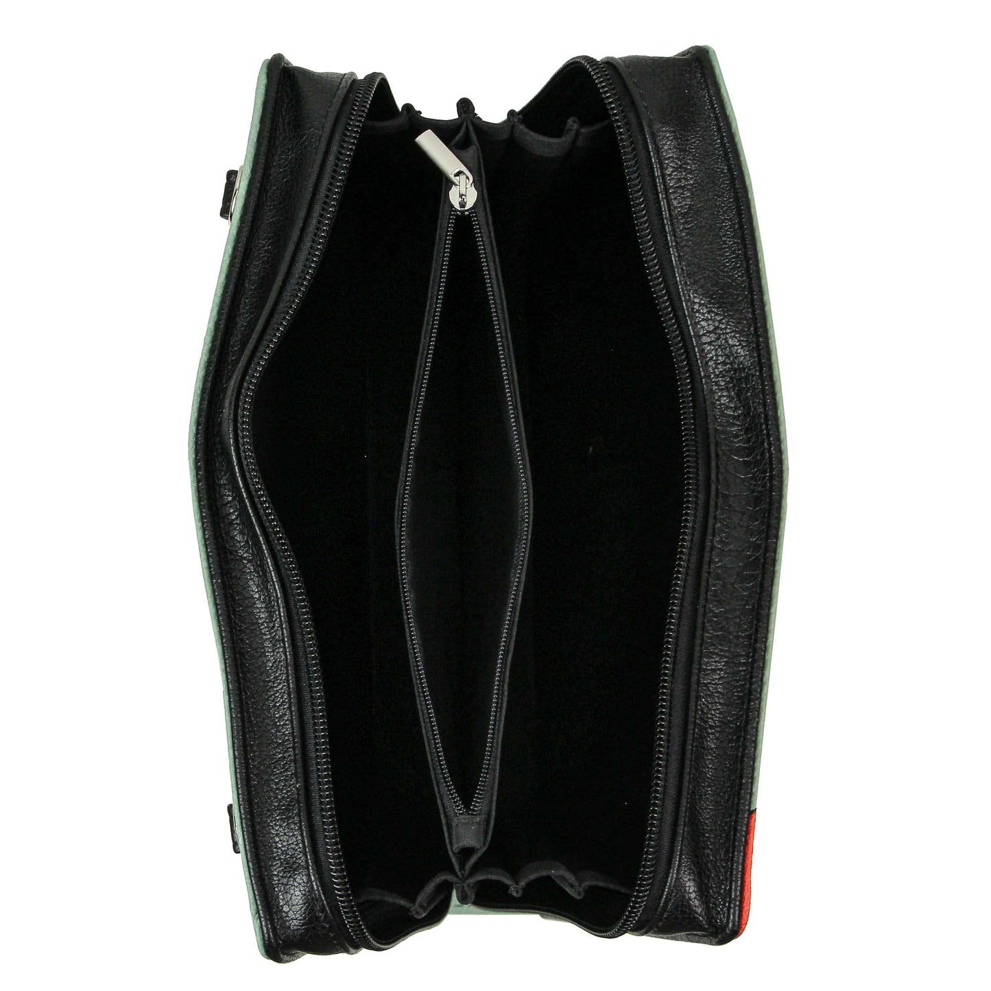 Green Vinyl Winnie The Pooh Book Handbag Novelty Clutch Purse Crossbody Bag A.A. Milne 9.25 Inch