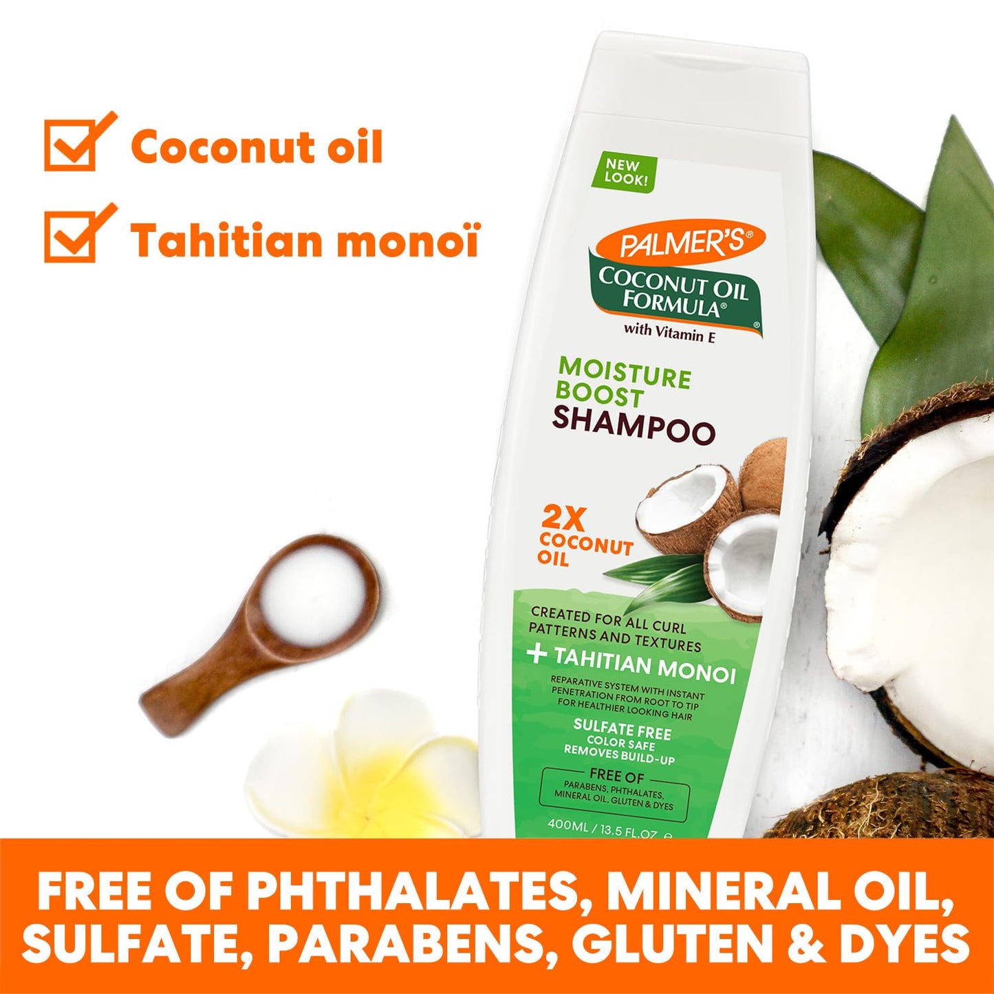 Palmer's Coconut Oil Formula Moisture Boost Conditioning Shampoo, 13.5 fl. oz.