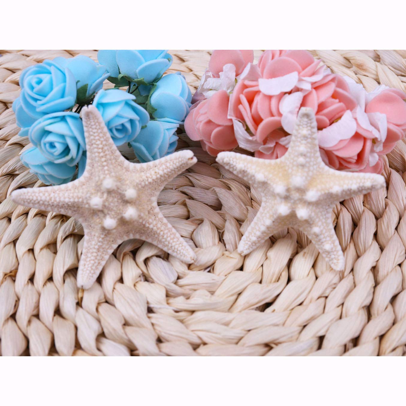 Aluinn Starfish Hair Clip Boho Barrettes Lovely Mermaid Beach Hair Hairpin Jewelry for Women Set of2
