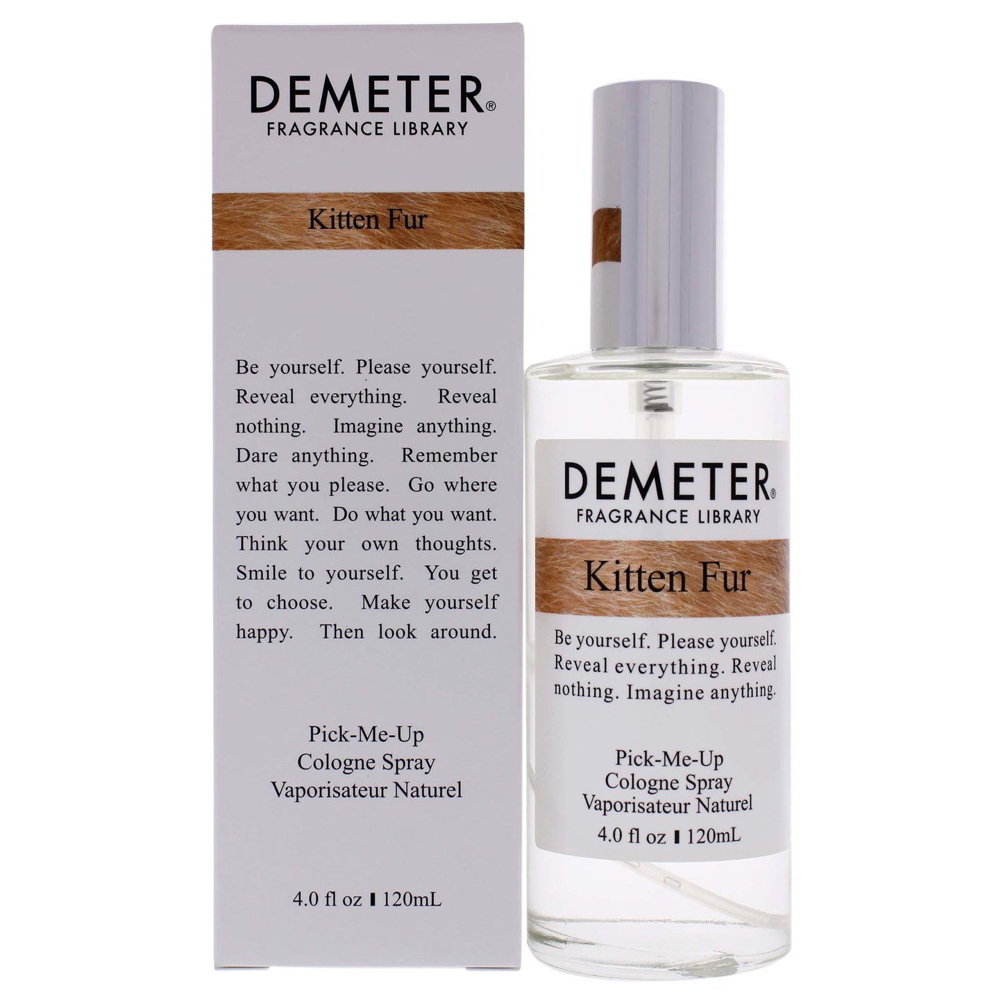 DEMETER Cologne Spray, Kitten Fur, Musk, 4 Fl Oz