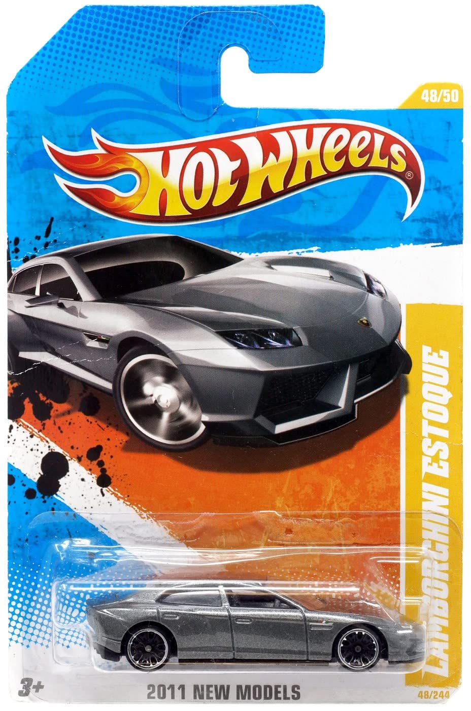 2011 Hot Wheels Lamborghini Estoque Grey #48/244
