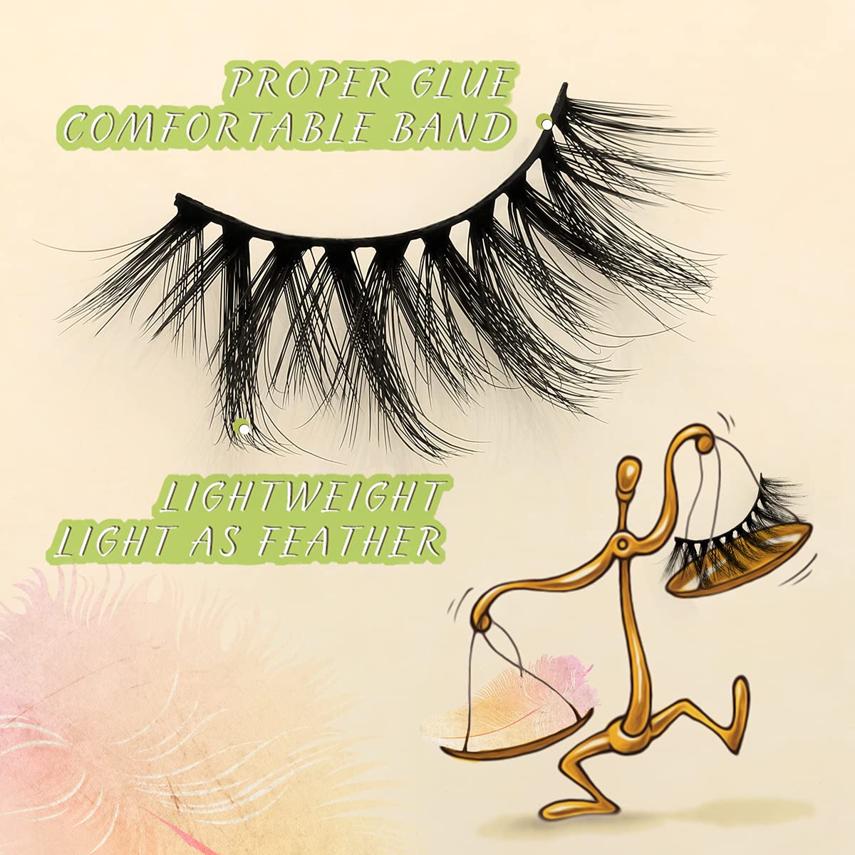 FARRED Wholesale False Lashes 30 Pairs 10 Styles Medium Length Vegan Eyelashes Fluffy Volume Strip Lashes Bulk 10 Portable Boxes Fake Eyelashes Mixed