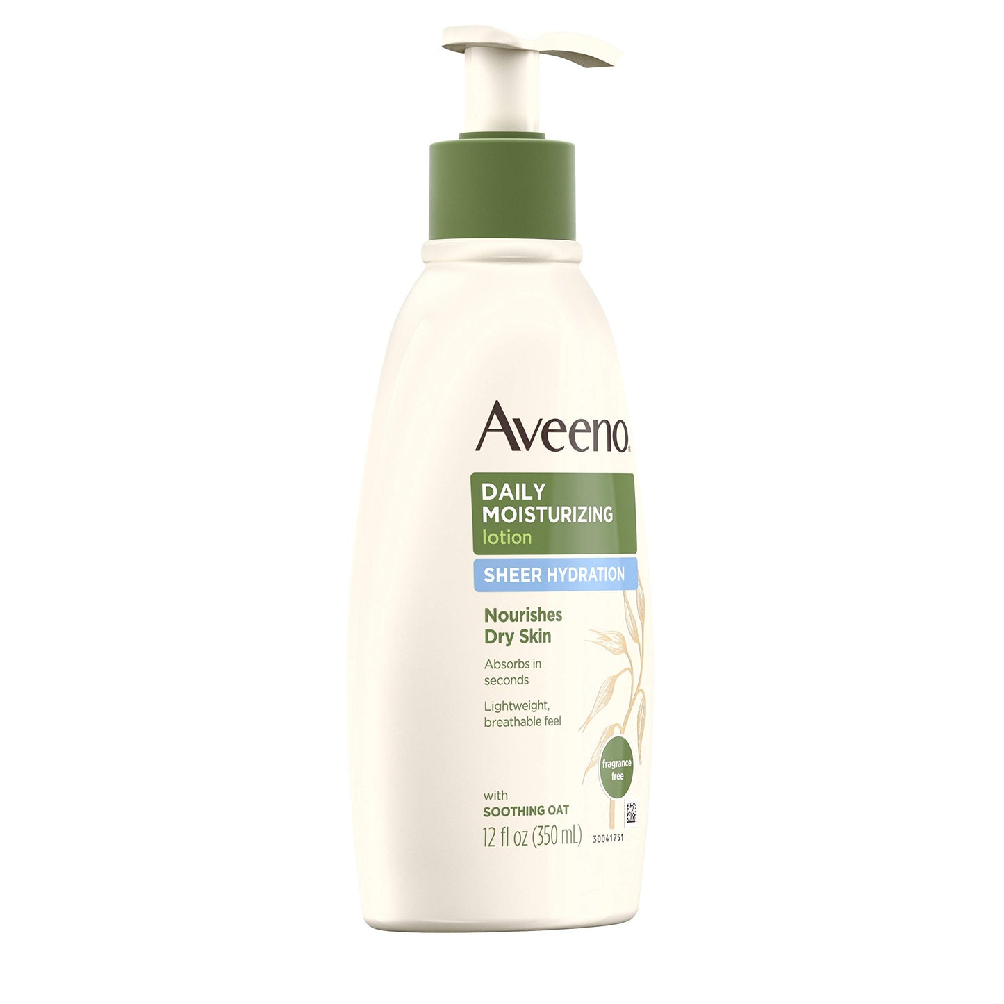 Aveeno Sheer Hydration Daily Moisturizing Lotion For Dry Skin With Soothing Oat, Lightweight, Fast-Absorbing & Fragrance-Free Intense Body