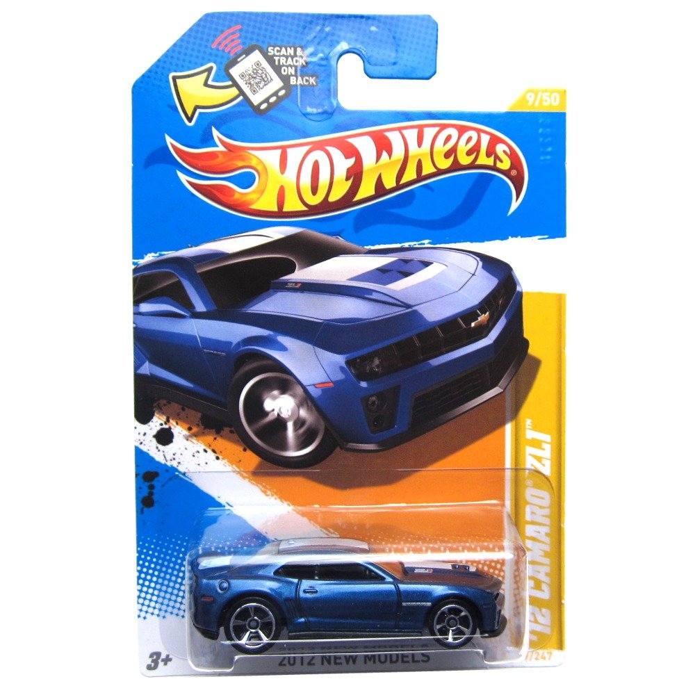 Hot Wheels 2012 New Models Chevrolet Chevy Camaro ZL1 Blue