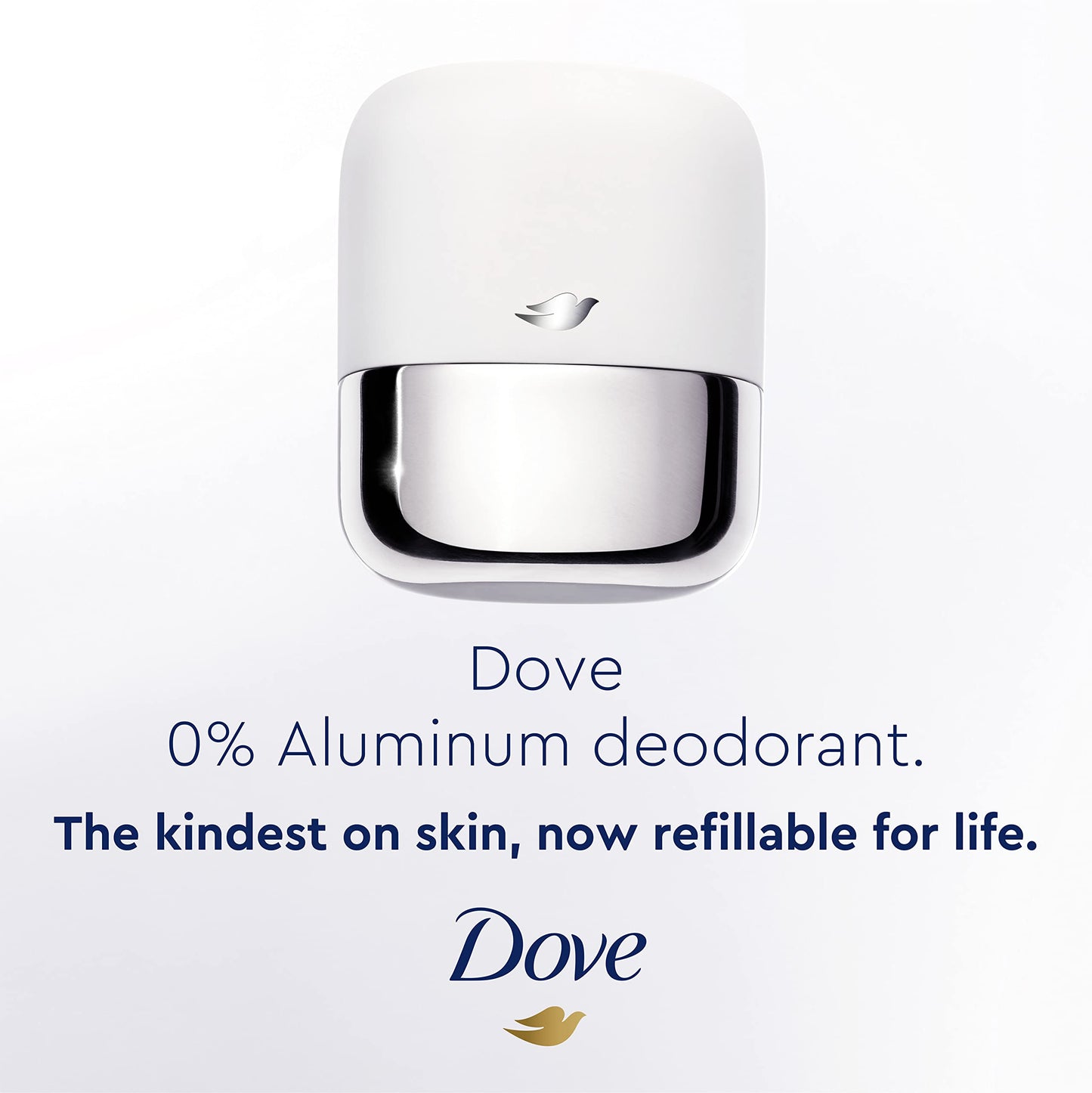Dove Refillable Deodorant Starter Kit Deodorant For Women Coconut & Pink Jasmine 0% Aluminum 1.13 oz Beauty and Personal Care Dove