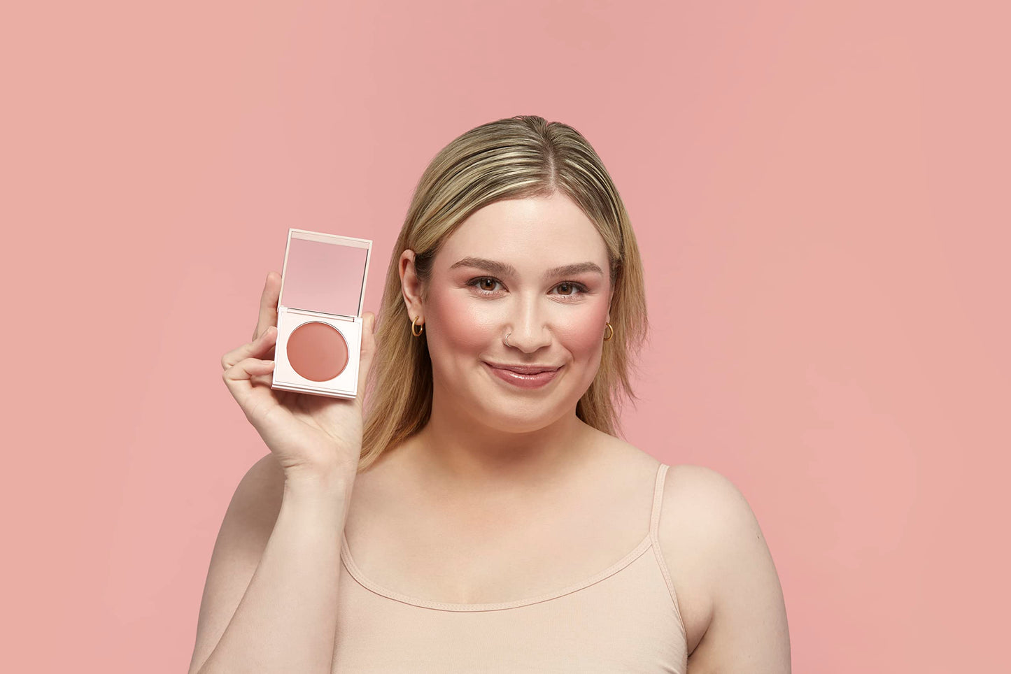 Sigma Beauty Cream Blush - Hydrating Cream Blush for Cheeks and Lips, Lightweight, Buildable Sheen Formula with Nourishing Ingredients (Cor-de-Rosa