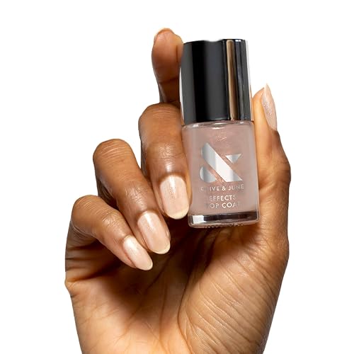 Olive & June Long Lasting Nail Polish Top Coat - Golden Effect | Gel-Like Finish | No Lamp Needed | Lasts up to 10 days | Salon-Quality at Home | Beauty & Personal Care Olive & June