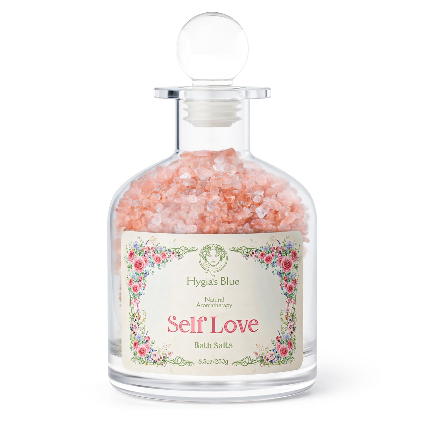Hygia's Blue Bath Salts - Self-Love with Natural Essential Oils, Aromatherapy to Boost Self-Love & Confidence, 8 fl. oz Beauty and Personal Care Hygia's Blue