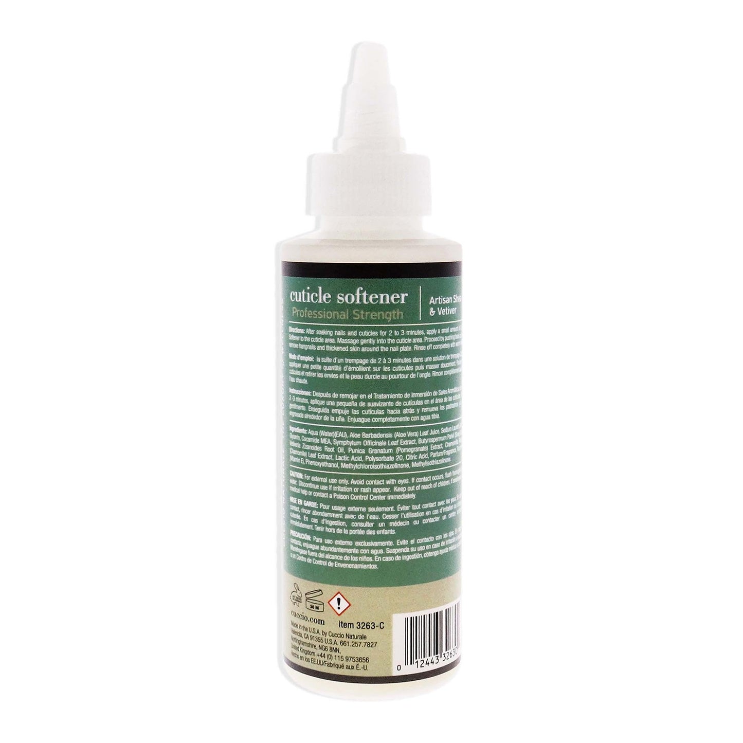 Cuccio Naturale Professional Strength Cuticle Softener Treatment - Gently Exfoliates Cuticles From Toes - Features A Fresh, Clean And Invigorating Spa