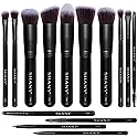 SHANY Makeup Brushes - Black Bombshell - 14-Piece Brush Set - Foundation Powder Concealers Eye Shadows Makeup brushes - Complete Kabuki Makeup Brush