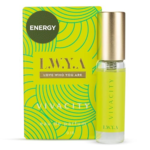 LWYA Women’s Perfume-Vivacity Scent-Citrus Herbal Fragrance, Bergamot, Pink Pomelo, Violet, Green Tea, Tonka Bean, Driftwood, Skin Musk, Eau de Parfum