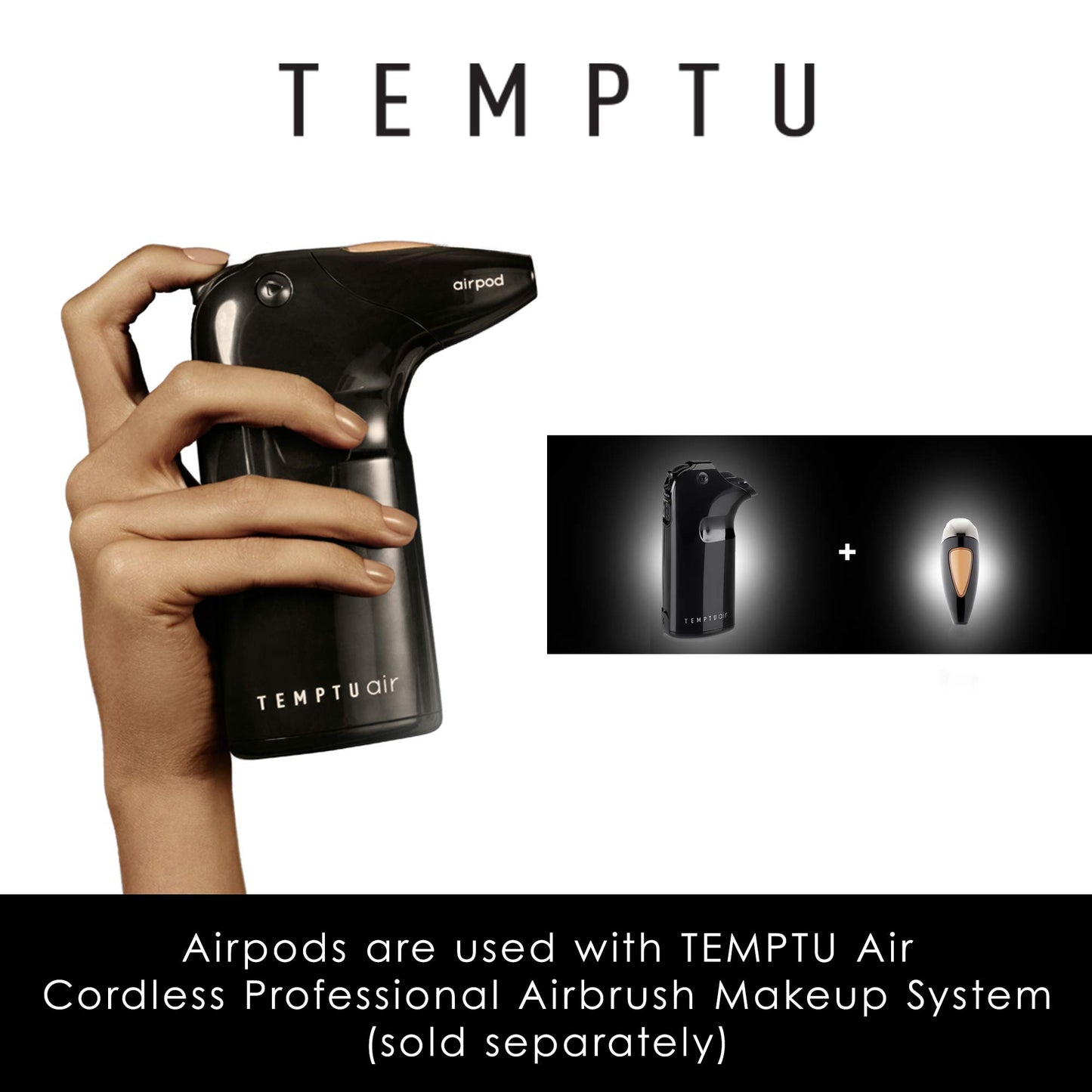 Temptu Airpod Foundation, Porcelain, 1 Pack