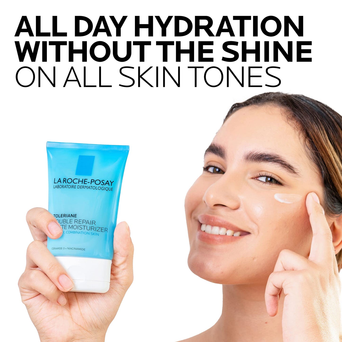 La Roche-Posay Toleriane Double Repair Matte Face Moisturizer, Daily Moisturizer For Oily Skin With Ceramide And Niacinamide For All Skin Tones, Oil Beauty and Personal Care La Roche-Posay