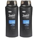 Suave Men 2 in 1 Shampoo and Conditioner, Ocean Charge, 28 Fl Oz (Pack of 2)
