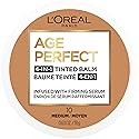 L'Oreal Paris Age Perfect 4-in-1 Tinted Face Balm Foundation with Firming Serum, Medium 10, 0.61 Ounce