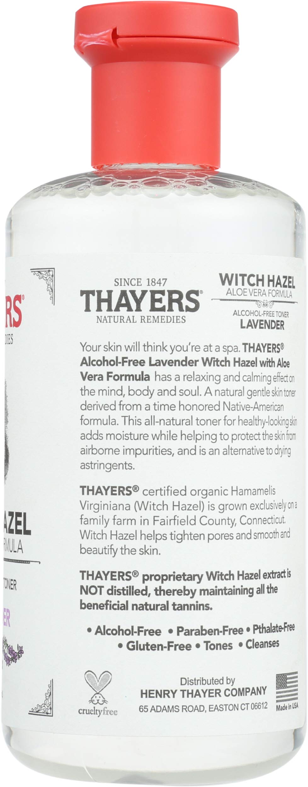 Thayers Natural Remedies Witch Hazel Lavendar - Alcohol Free 12 fl oz (355 ml) Liquid