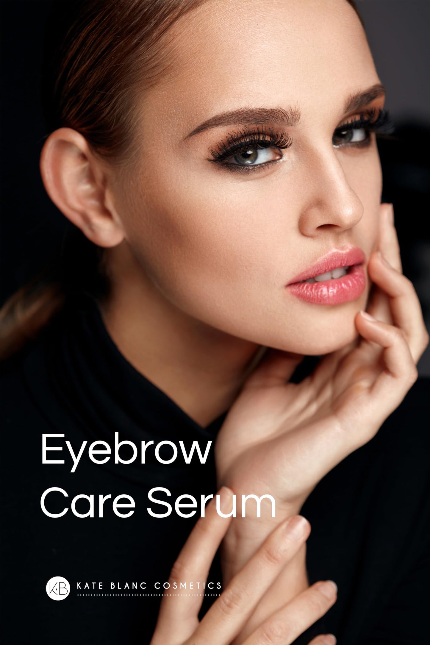 Kate Blanc Cosmetics Castor Oil Organic for Hair, Lashes, Face (2oz), 100% Pure, Cold Pressed, Hexane Free. Eyelash Serum for Thicker-Looking Eyelashes & Eyebrows