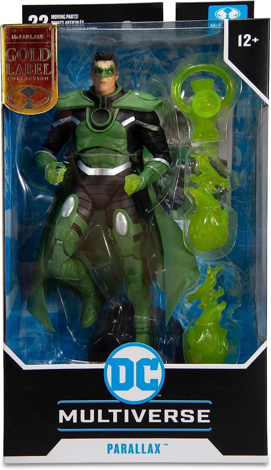 McFarlane Toys - 7-Inch Parallax Green Lantern Figure - DC Multiverse Figures - Based on DC Comics- Gold Label Hal Jordon Action Figure - 22 Moving…