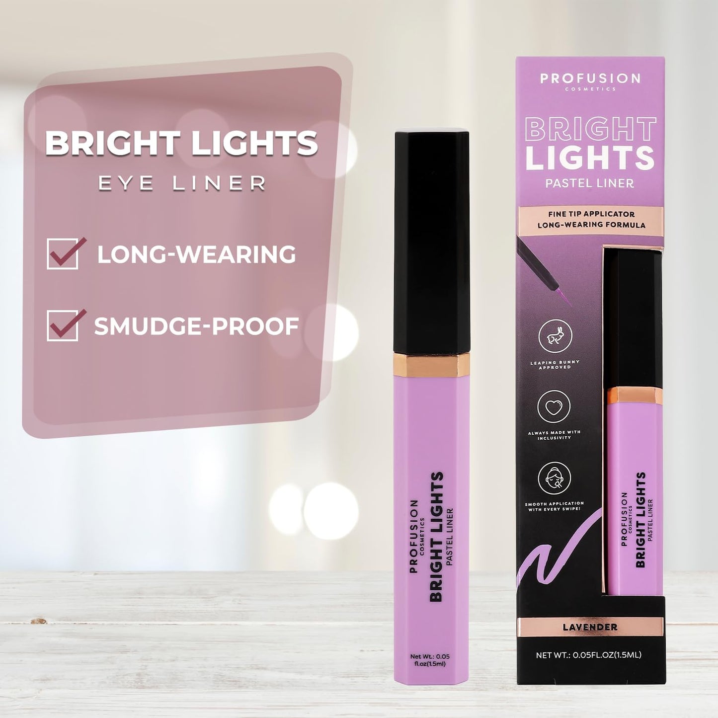 Profusion Cosmetics Bright Lights UV Neon & Pastel Eyeliner - Smudge-Proof, Long-Wearing Eye Liner with Precise Retractable Tip, Waterproof…