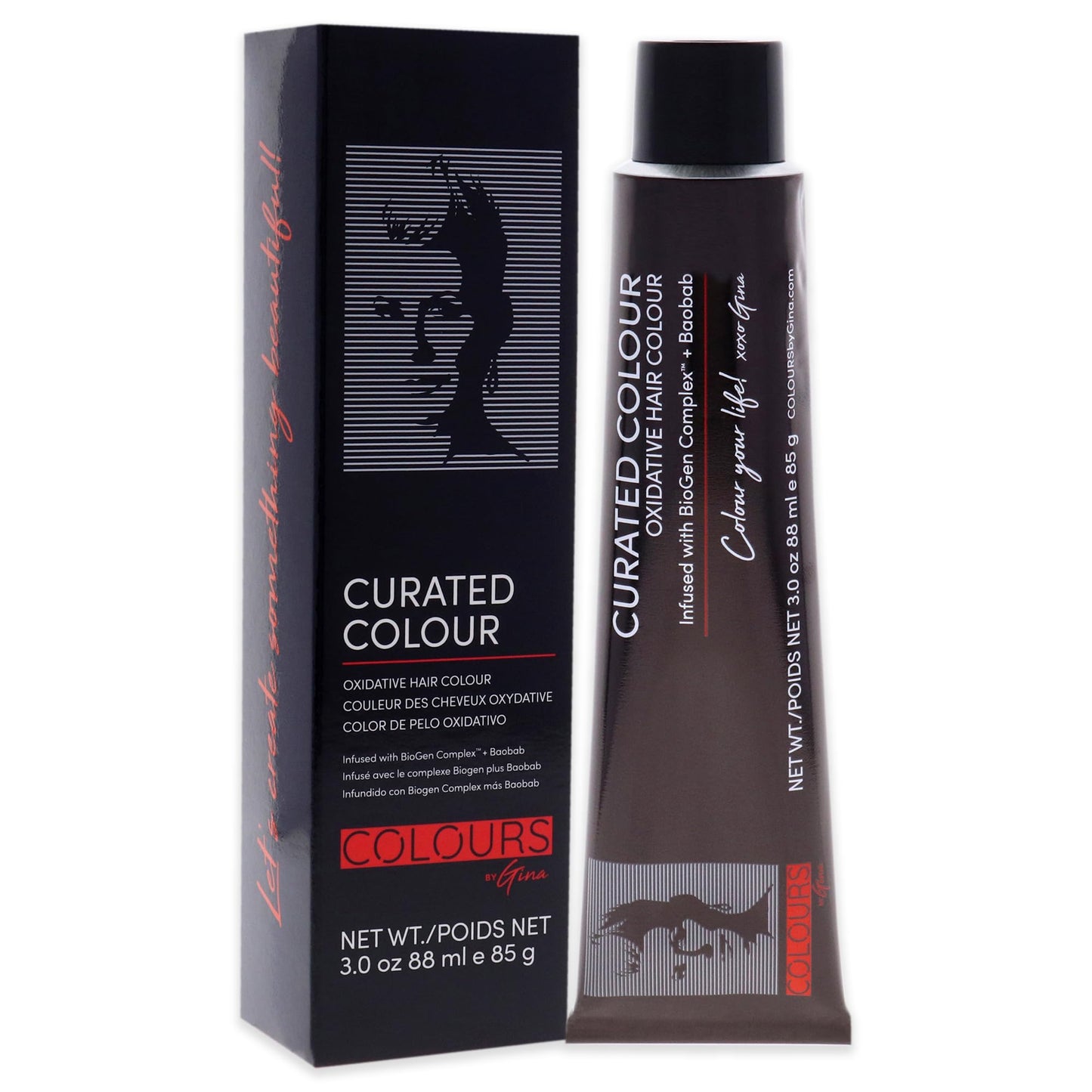 Colours By Gina Curated Colour - 6.4-6C Dark Copper Blonde by Colours By Gina for Unisex - 3 oz Hair Color