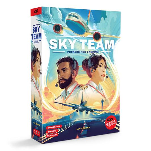 Scorpion Masqué Sky Team | Voted Game of The Year 2024 | Best 2 Player Game | Work Together to Land The Plane | Ages 14+ | 20 Minutes