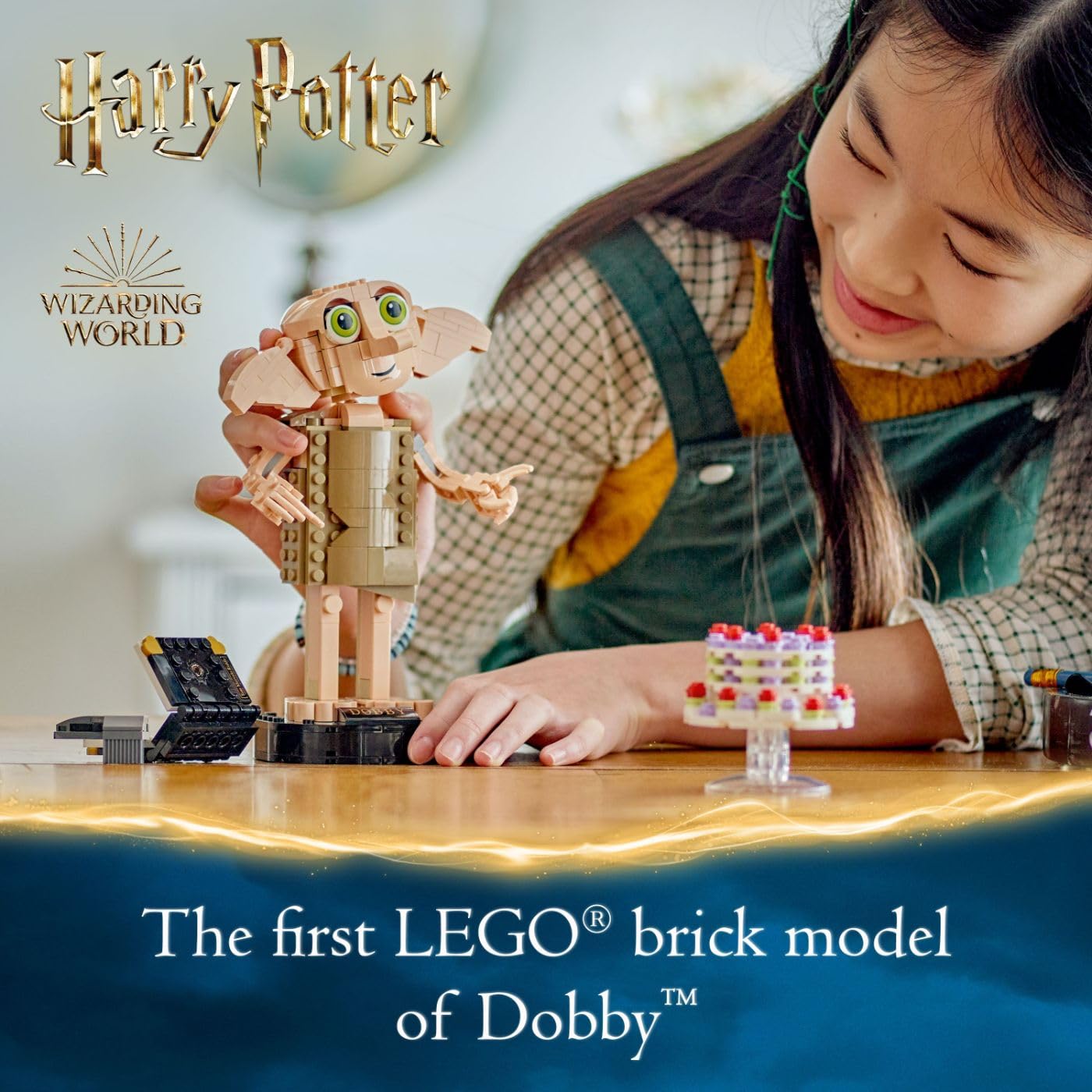 LEGO Harry Potter Dobby the House-Elf 76421, Build & Display Character Model, Fun Birthday Gift for Boys & Girls Ages 8+
