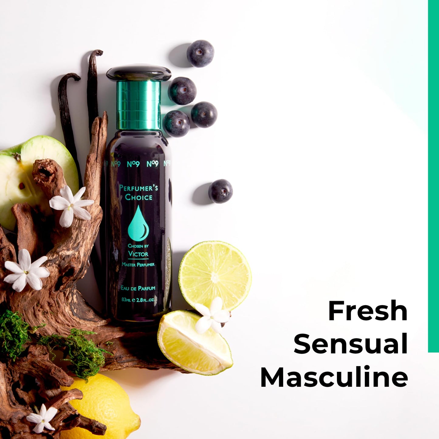 Perfumer's Choice Milton-Lloyd No 9 Victor - Cologne for Men - Aromatic Fougere Fragrances - Mens Cologne - Long Lasting Perfume for Men - 2.8 oz