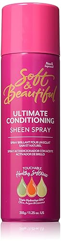 Soft and Beautiful Ultimate Conditioner Sheen Spray, 11 Ounce