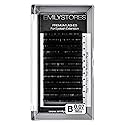 EMILYSTORES Lash Extension 0.07mm Thickness B Curl Length Mixed Sizes 8-14mm Natural Looking Individual Rapid Eye Lashes For Eyelash