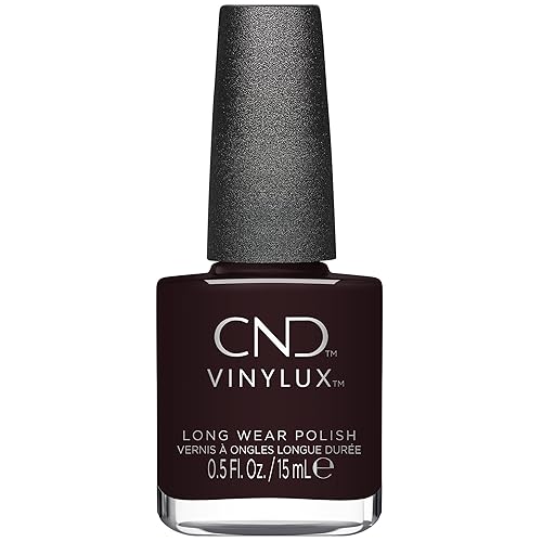 CND Vinylux Longwear Purple Nail Polish, Gel-like Shine & Chip Resistant Color, Dark Dahlia, 0.5 fl. oz