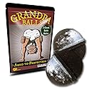 Grandpa Balls Bath Bombs - Funny Old Man Design - XL Bath Fizzers for Men - Root Beer Scent, 2 pk