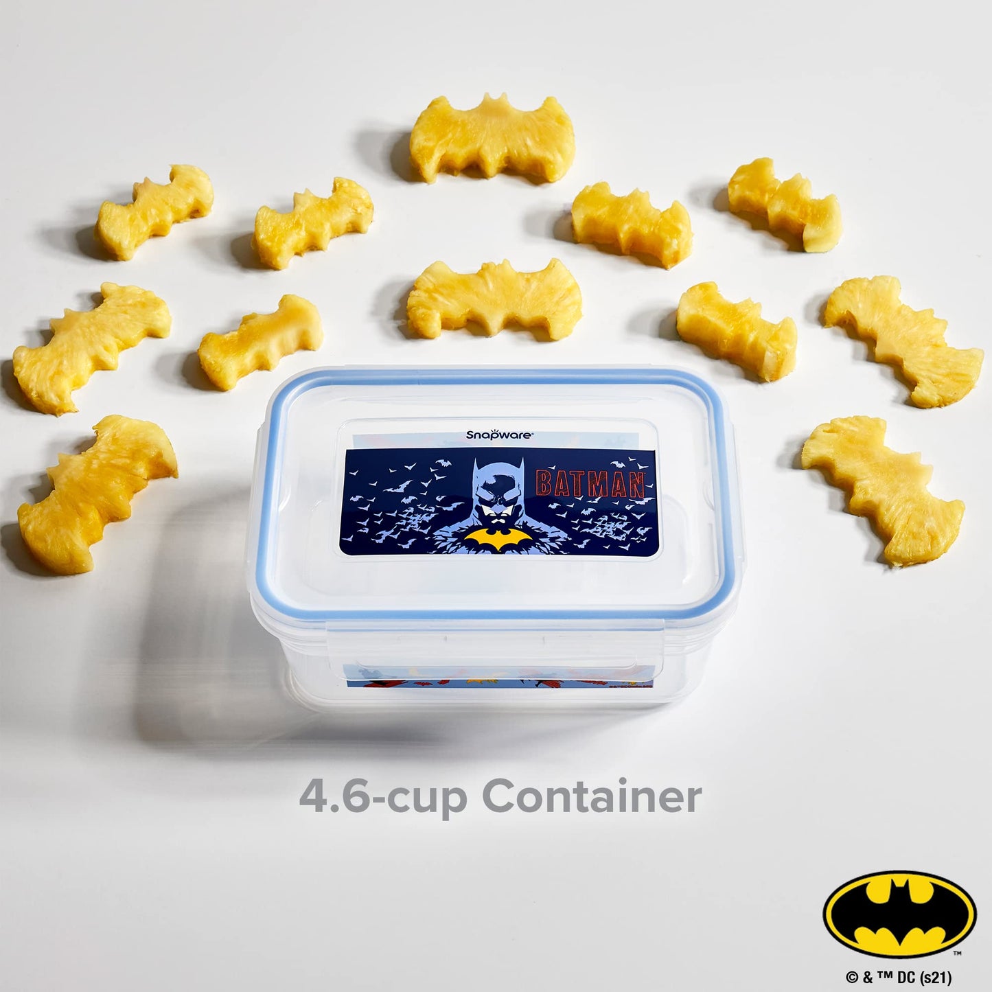 Snapware 8-Pc Plastic Food Storage Containers Set, 4.6-Cup & 3-Cup Meal Prep Containers with Lid, BPA-Free Lids with 4 Tab Locking Lids, Dishwasher…