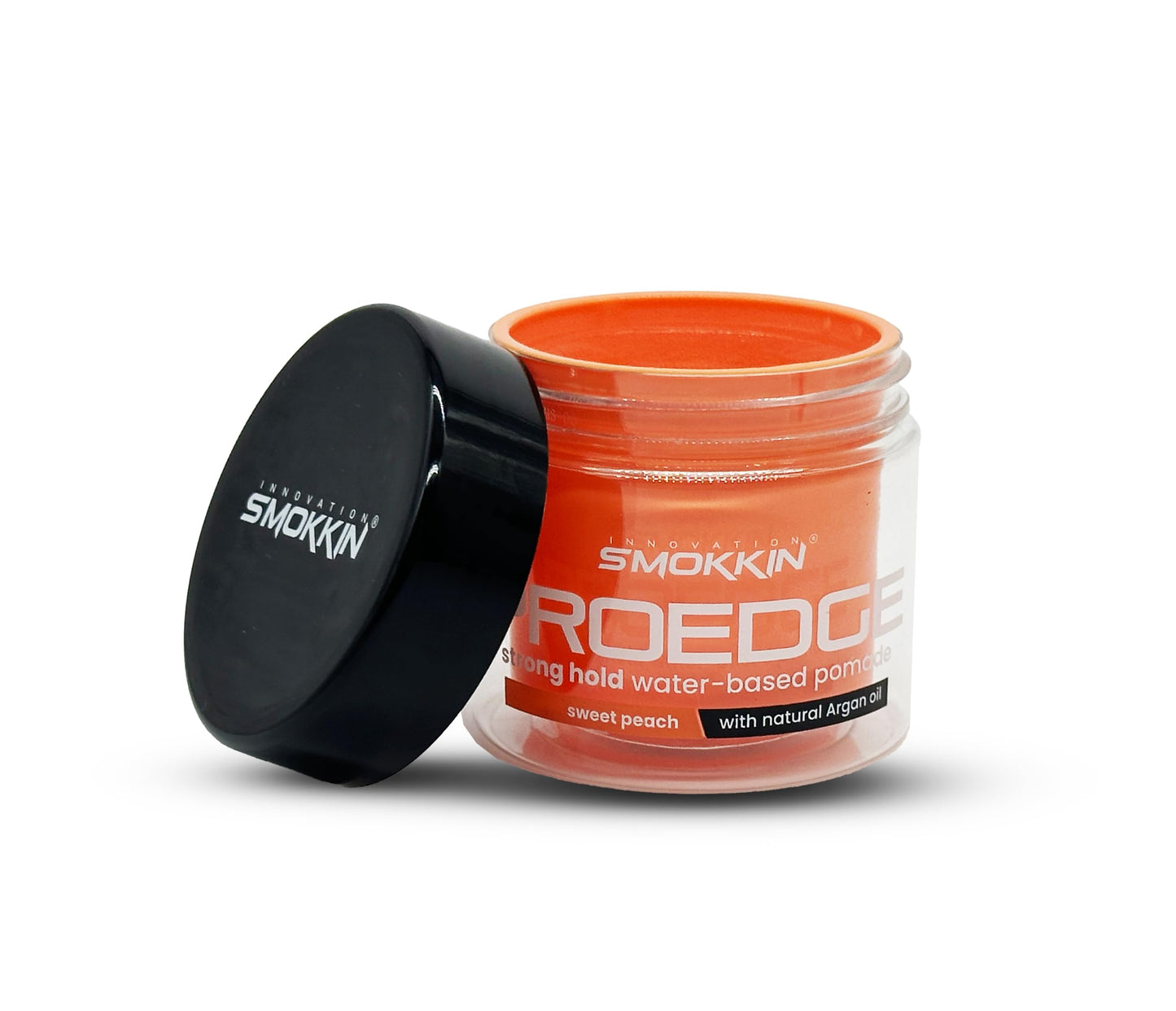 Smokkin Pro Edge Hair Styling Gel - Alcohol-Free, Water-Based Pomade with Strong Hold & Argan Oil - No Flakes, Edge Control, Twist & Braid Gel for Men