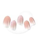 Dashing Diva Glaze Nail Strips - Velvet Blush | Long Lasting, Chip Resistant, Semi-Cured Gel Nails | 34 Salon Quality Nude Ombre Set Beauty & Personal Care Dashing Diva
