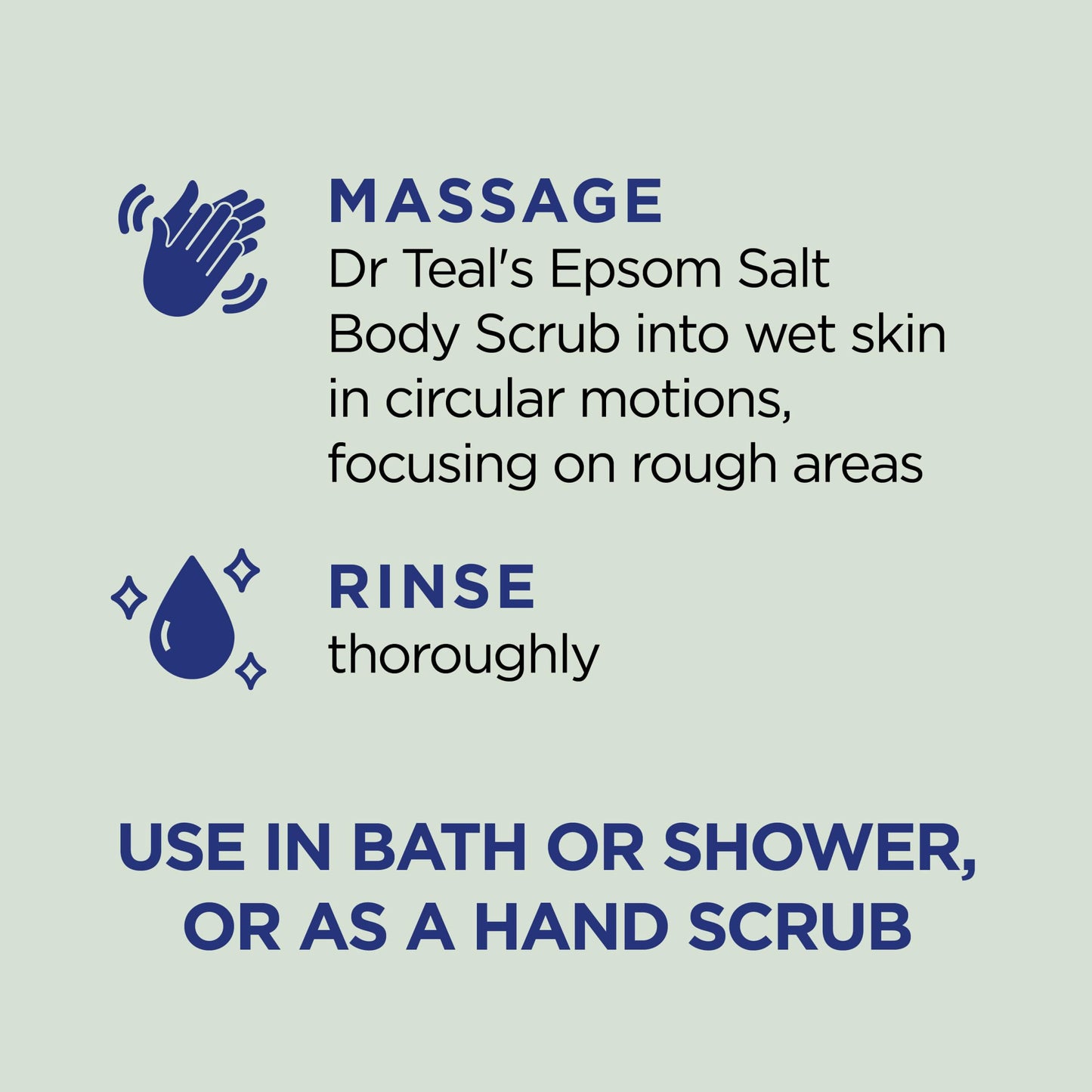 Dr Teal's Pure Epsom Salt Body Scrub, Relax & Relief with Eucalyptus & Spearmint Essential Oils, 16 oz (Pack of 3) Beauty and Personal Care Dr Teal's