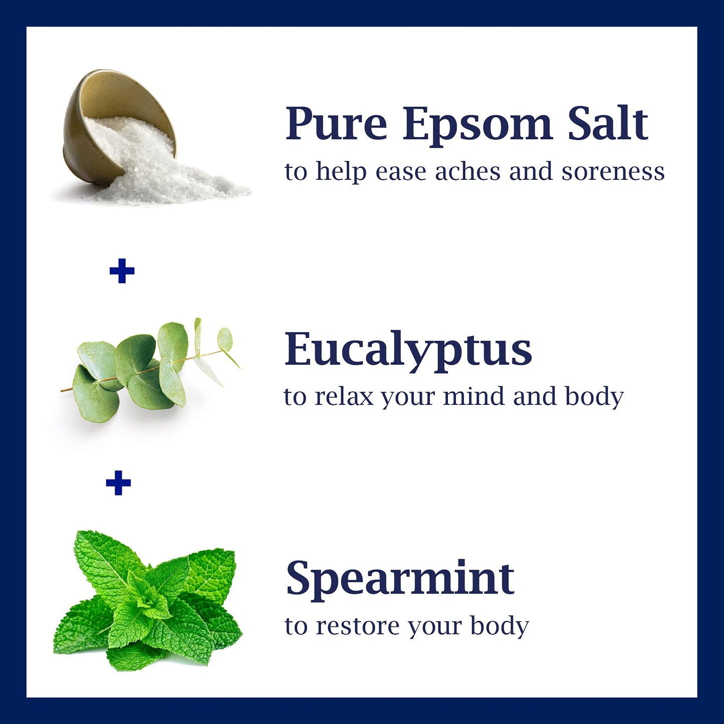 Dr Teal's Epsom Salt Soaking Solution and Foaming Bath with Pure Epsom Salt, Eucalyptus 3 Pound Bags, and 34 Ounce Bottle