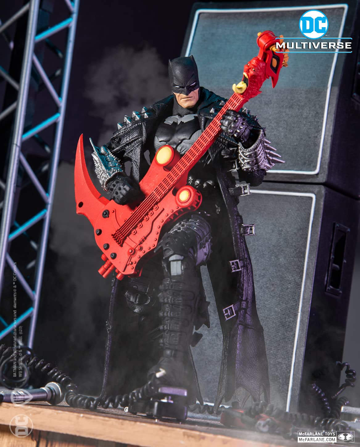 McFarlane Toys - DC Multiverse Dark Nights: Death Metal Batman 7" Action Figure with Build-A 'Darkfather' Parts and Accessories