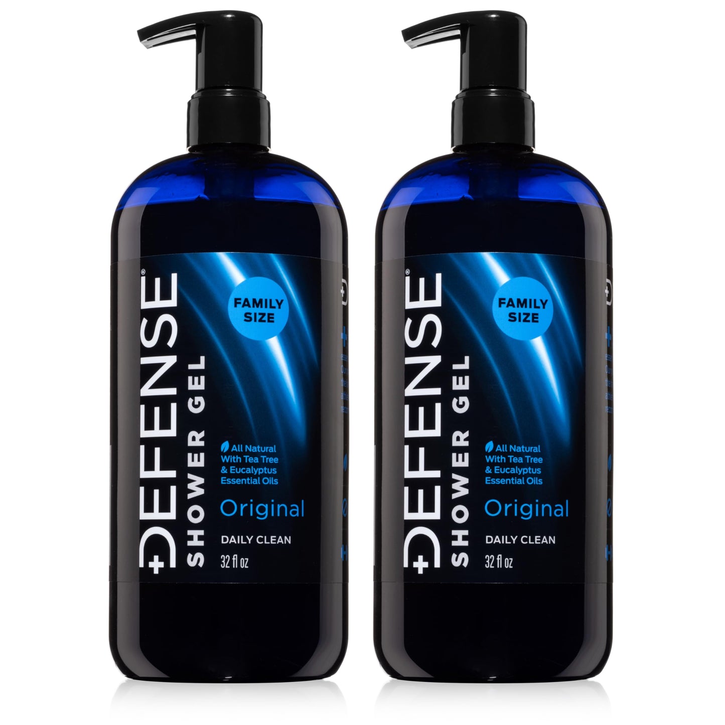 Defense Soap Tea Tree Body Wash | All Natural Organic Shower Soap for Athletes | Odor Control & Skin Fungal Protection for Sports, Post Workout