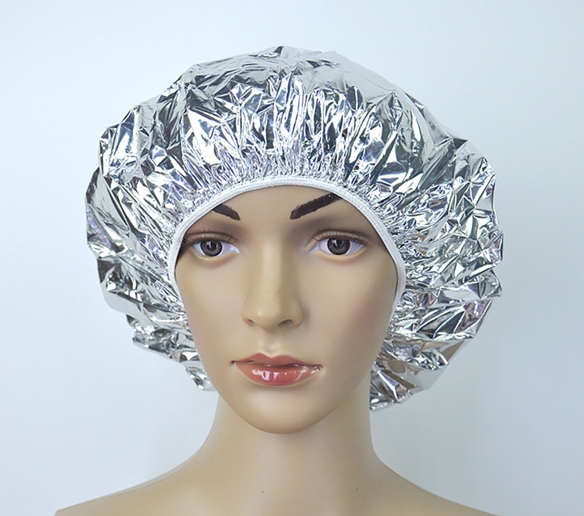 4PCS Salon Aluminum Foil Baking Oil Hair Cap Portable Nourishing Dry Disposable Shower Cap Waterproof Ultra-thin Bath Hat Hoods Bathroom Products