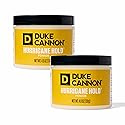 Duke Cannon News Anchor Hurricane Hold Pomade 2-Pack, 4.6oz - Maximum Hold, Matte Finish, Plant-Based Thickeners, Anti-Static, Fresh Citrus