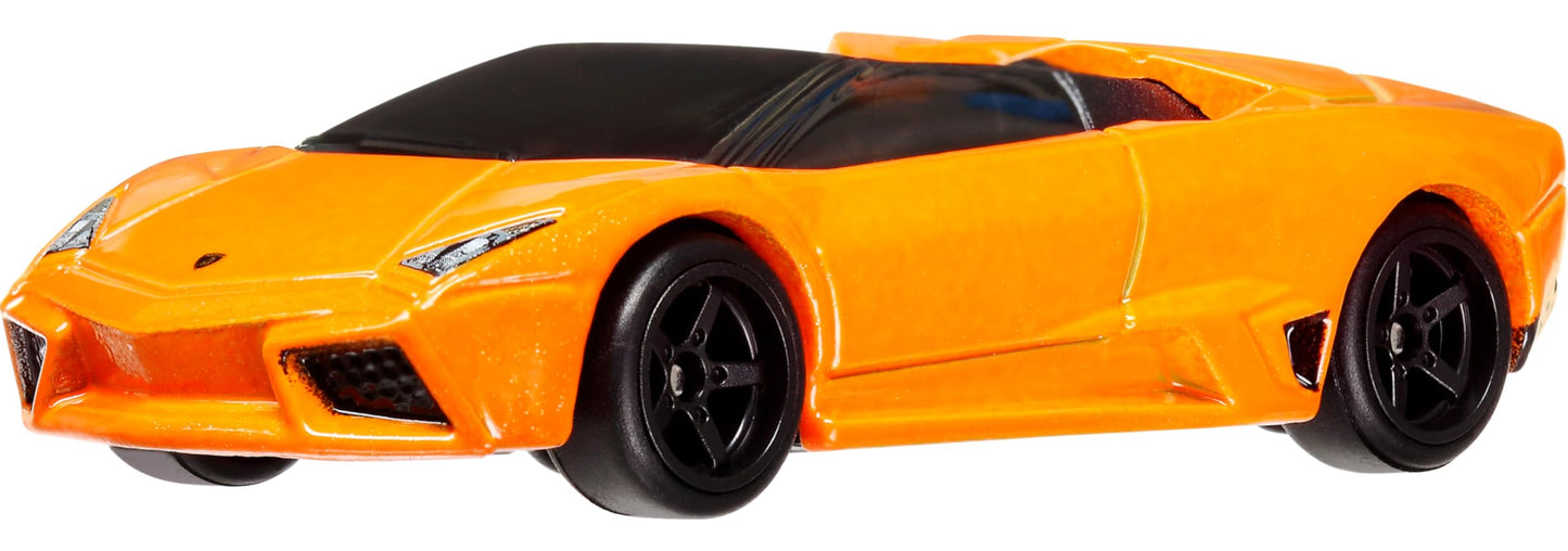 Hot Wheels Premium Car Culture Circuit Legends Toy Vehicle, 1:64 Scale Die-Cast Lamborghini Reventon Roadster for Collectors, Real Riders, Metal/Metal