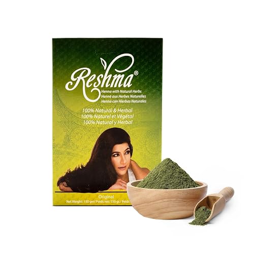 Reshma Beauty 100% Pure Henna Powder (Lawsonia Inermis) - Single-Ingredient Natural Hair Color for Gray Blending, Shine & Strength - Ayurvedic Henna