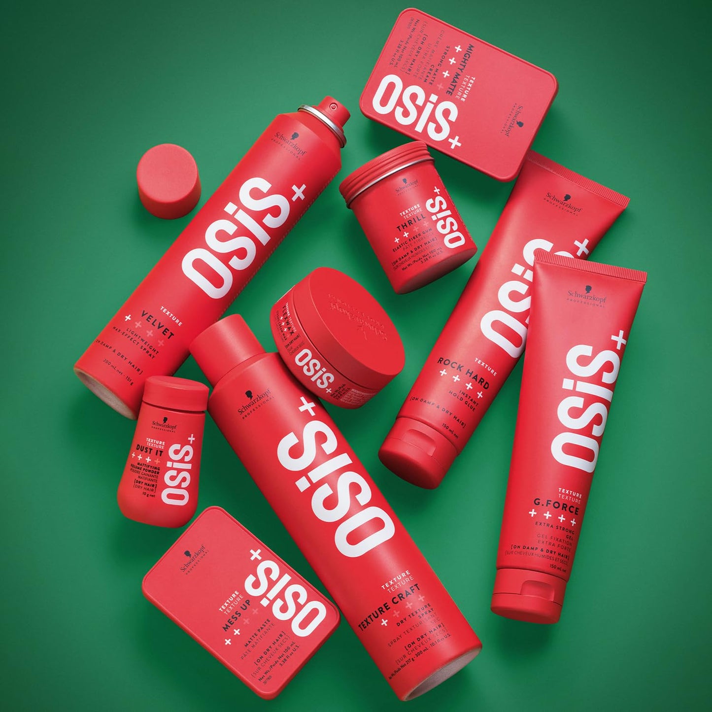 OSiS+ Dust It - Mattifying Volume Powder - long-lasting Hold, Strong Control and Separation - Matte Effect Texturizer Product for Wild Hair Styling Beauty and Personal Care OSiS+