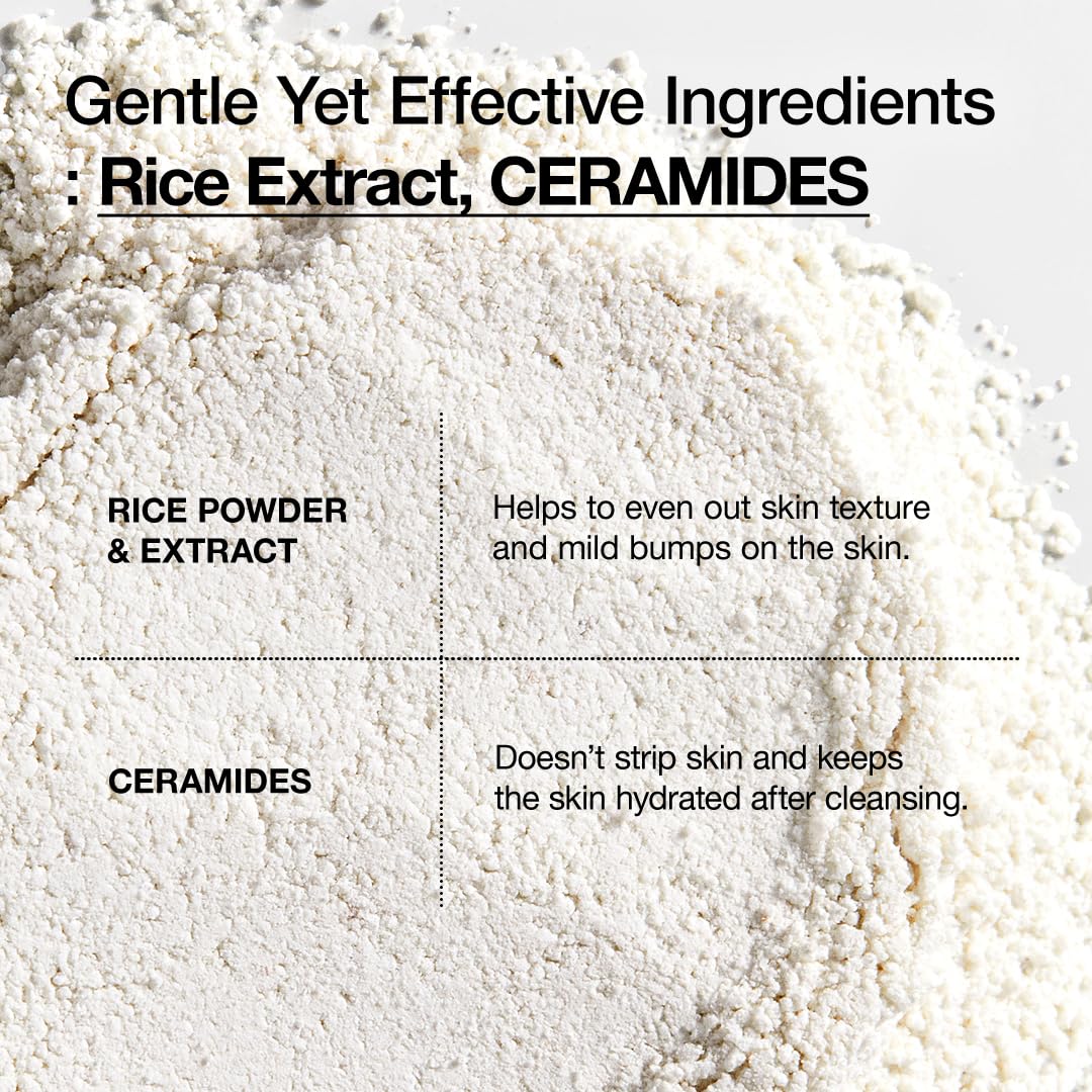 ANUA Rice Enzyme Brightening Cleansing Powder, Exfoliating Powder-to-Foam Cleanser, Smooth Texture & Clarity, Hydrating & Gentle Formula, Korean Beauty and Personal Care ANUA