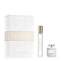 Oscar de la Renta Bella Blanca Eau de Parfum 2 Piece Gift Set for Women - Deluxe Miniature 0.17 Fl. Oz. and Travel Spray 0.5 Fl. Oz.